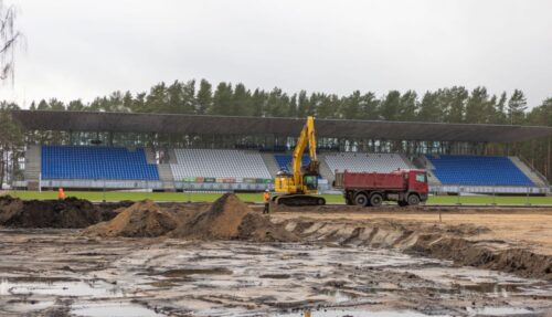Jūrmalā pārbūvē stadiona 