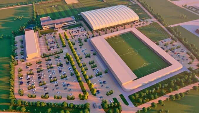 “Riga” plāno Piņķos uzbūvēt stadionu ar 5000 skatītāju sēdvietām