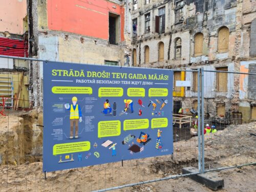 VNĪ stiprina drošības uzraudzību būvlaukumos