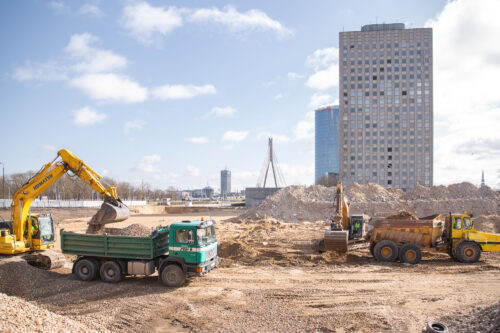 Preses nama kvartālā sāk pirmās kārtas būvniecību