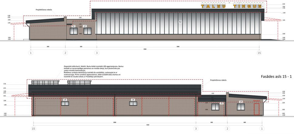 Atjaunos Talsu tirgus ēku