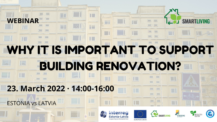 Seminārā stāstīs, kāpēc ir svarīgi atbalstīt ēku atjaunošanu