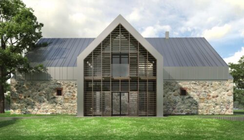 Ogres novadā atjaunota Taurupes vēsturiskā muižas klēts