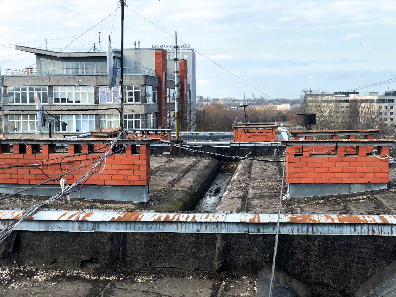 Bituma jumtu remonts