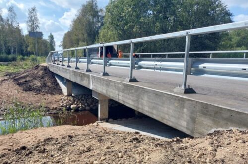 Rūjienas iecirknī noslēgsies Melnupītes tilta atjaunošanas darbi