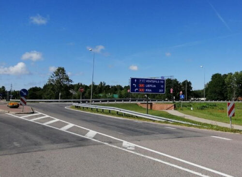 Uz Liepājas šosejas Grobiņā sāk pārbūvēt gājēju tuneli