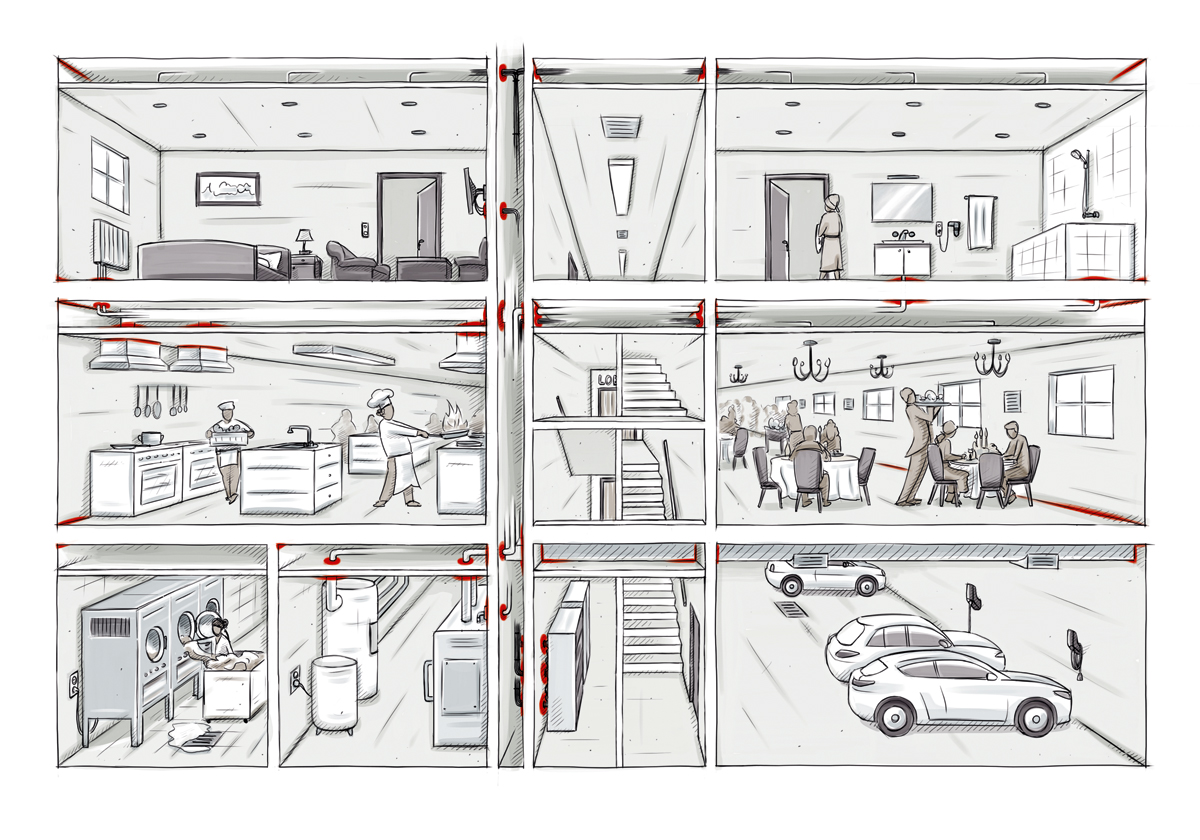 Pasīvā ugunsdrošība ēkā