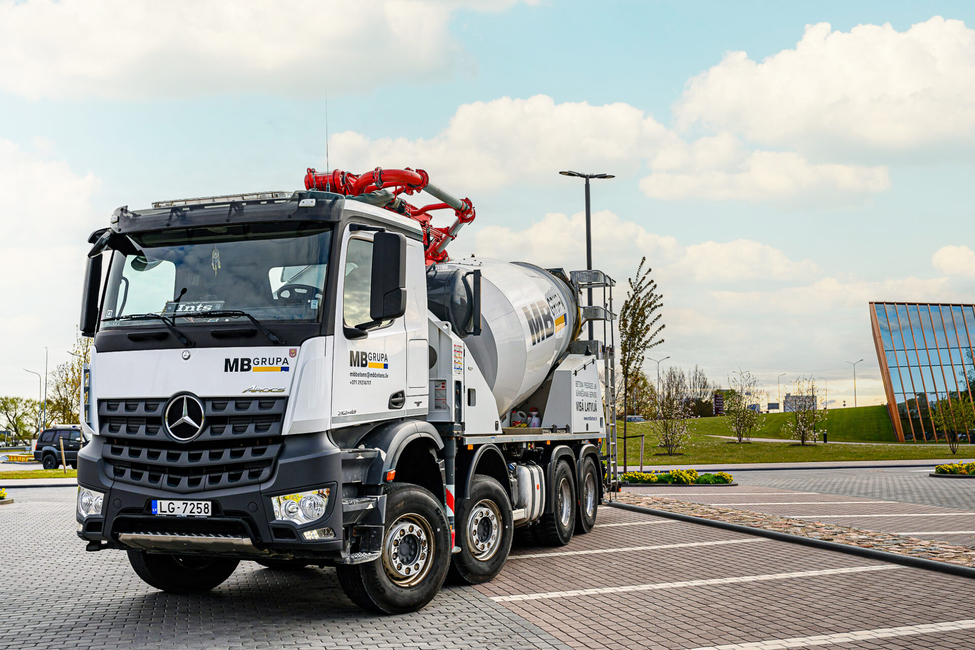 UPB modernizē Valmieras transportbetona ražotni