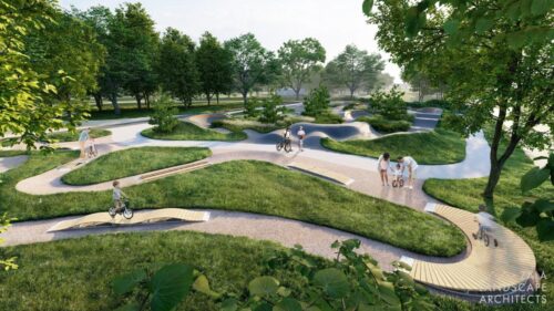 Uzvaras parkā četru hektāru platībā taps aktīvās atpūtas zona