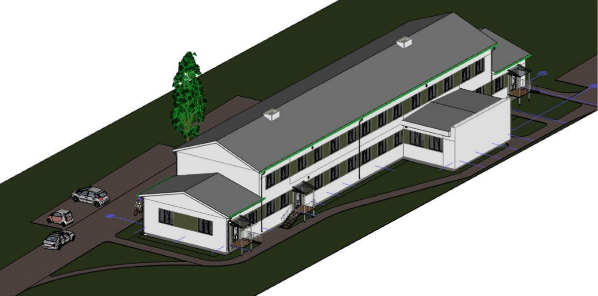 Kuldīgā agrāko bērnudārzu pārbūvēs par dzīvojamo māju