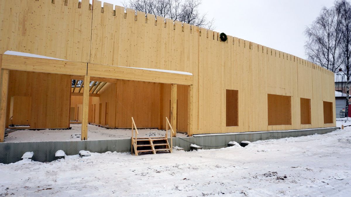 Spāru svētki Valmieras sociālo pakalpojumu centra jaunajai ēkai