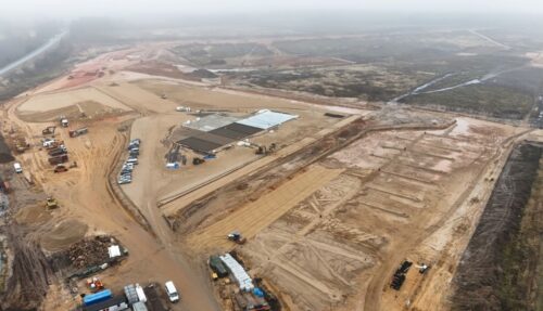 Sākta Valmieras Industriālā parka būvniecība