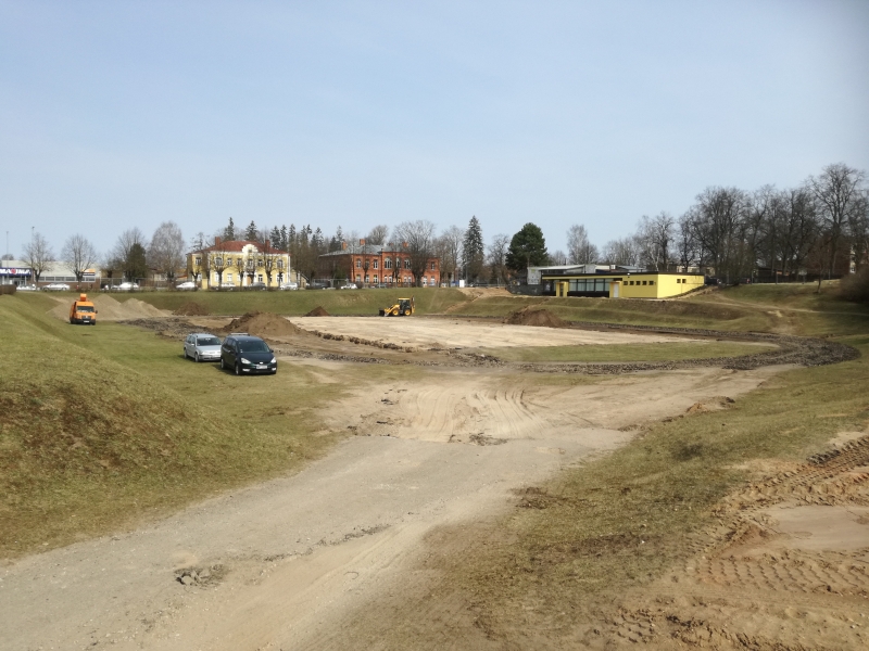 Valmierā būvē sporta un aktīvās atpūtas parku