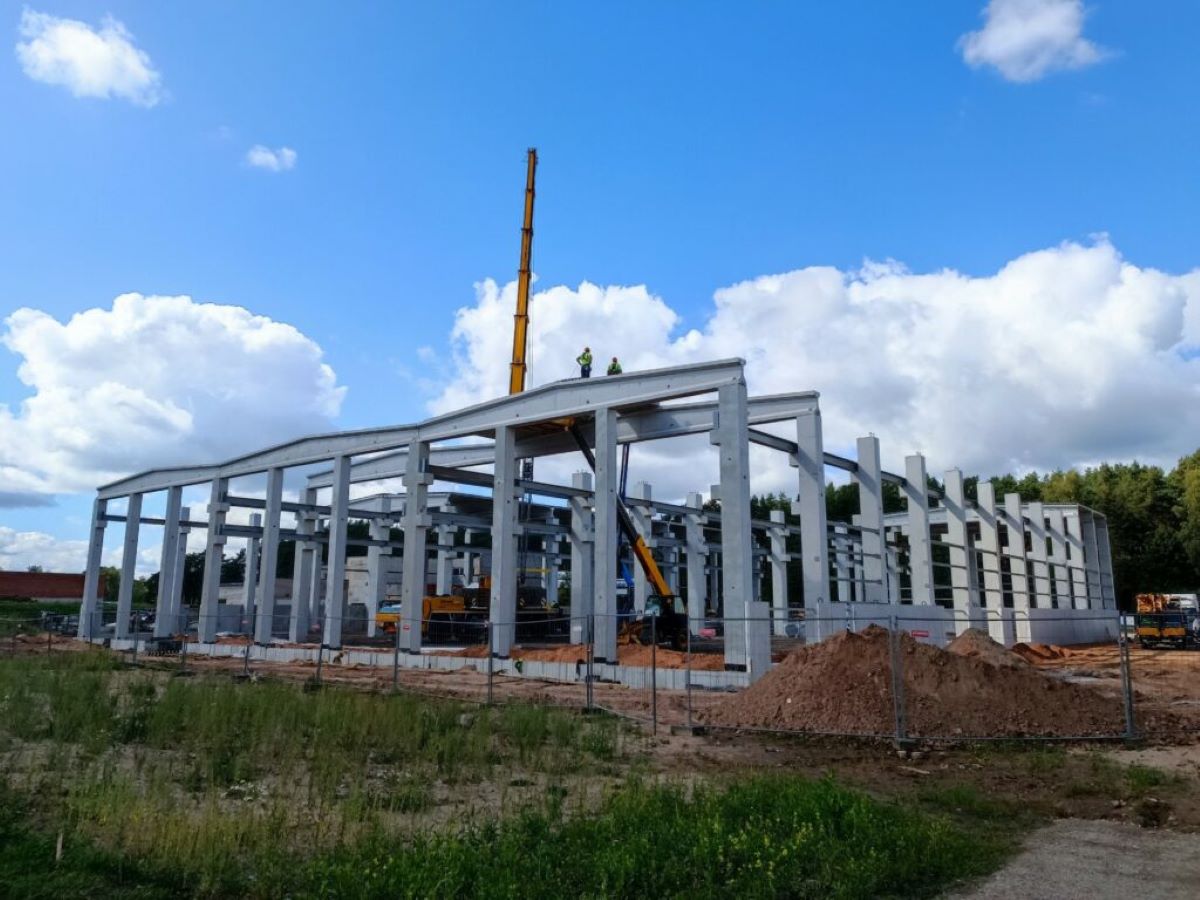 Top jauna ražošanas ēka Valmieras Rūpniecības un eksporta parkā