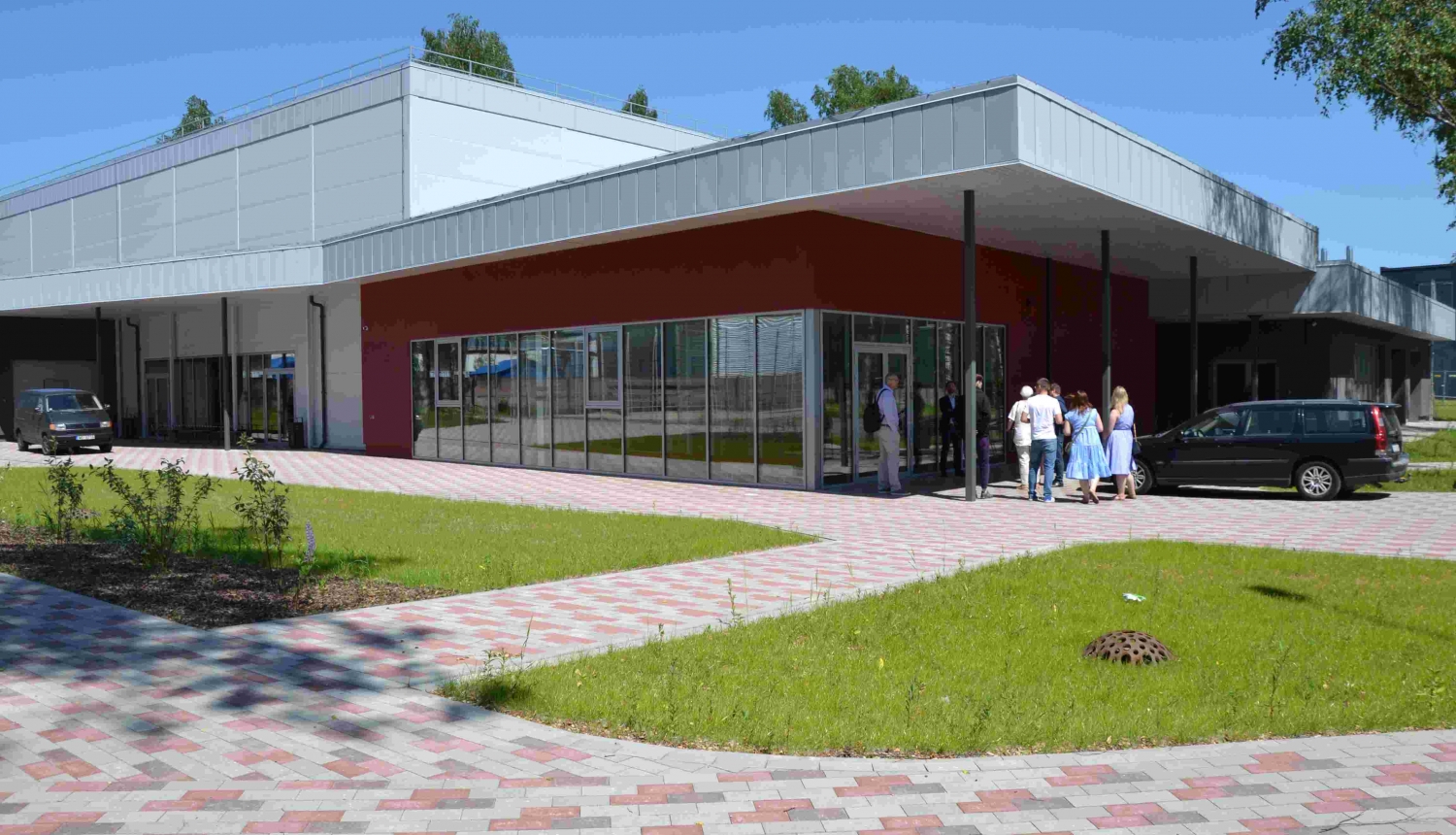 Atklāta Rīgas Valsts tehnikuma multifunkcionālā halle