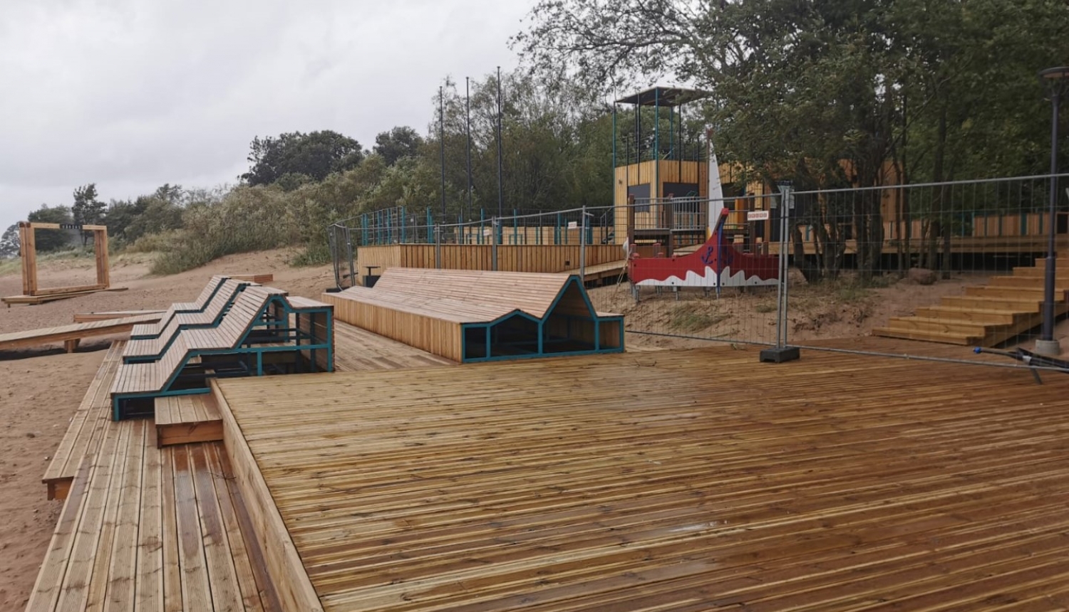 Limbažu novadā labiekārtota Vārzu pludmale