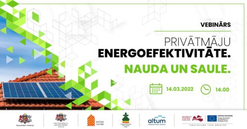 Notiks vebināri par atbalstu privātmājām