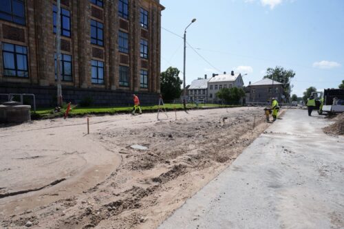 Turpinās veloceļa izbūve Rīgā, Vilhelma Purvīša ielā