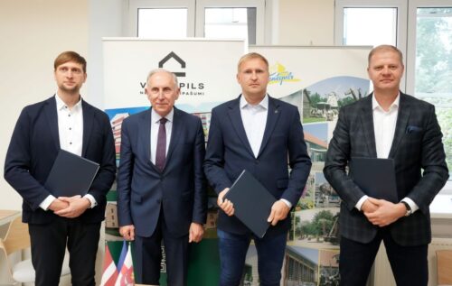 Parakstīts līgums par jaunu īres mājokļu projektēšanu un būvniecību Ventspilī