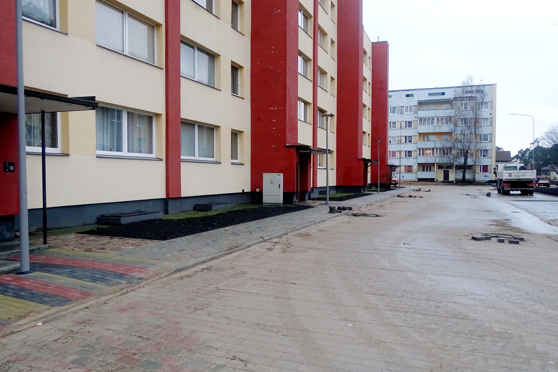 Ventspilī labiekārto iekšpagalmus