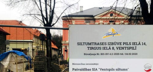 Ar ES līdzfinansējumu Ventspilī izbūvēti jauni siltumtīkli