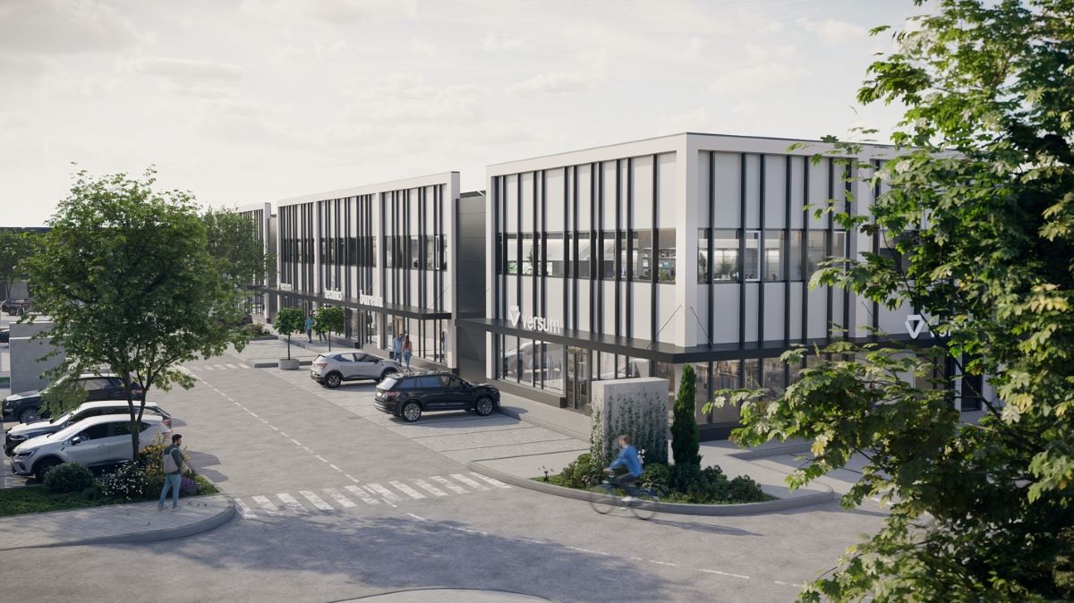 “Versum” biznesa centra trešajai ēkai atzīmē spāru svētkus