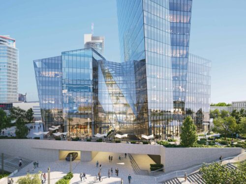 Viļņā būvē Lībeskinda projektētu biznesa centru