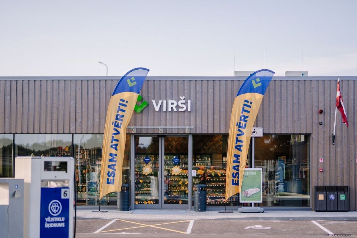 Investējot 2 miljonus eiro būvniecībā, “Virši” atklāj otro staciju Valmierā