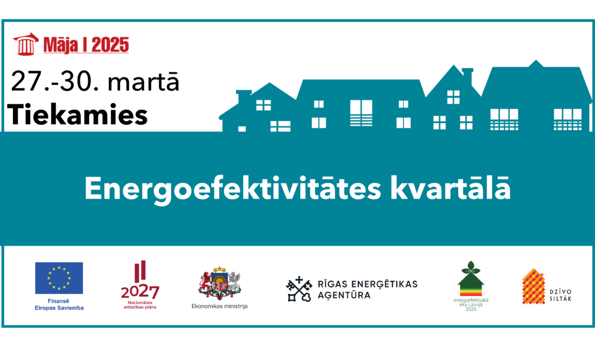Izstādē “Māja I 2025” aicina apmeklēt Energoefektivitātes kvartālu