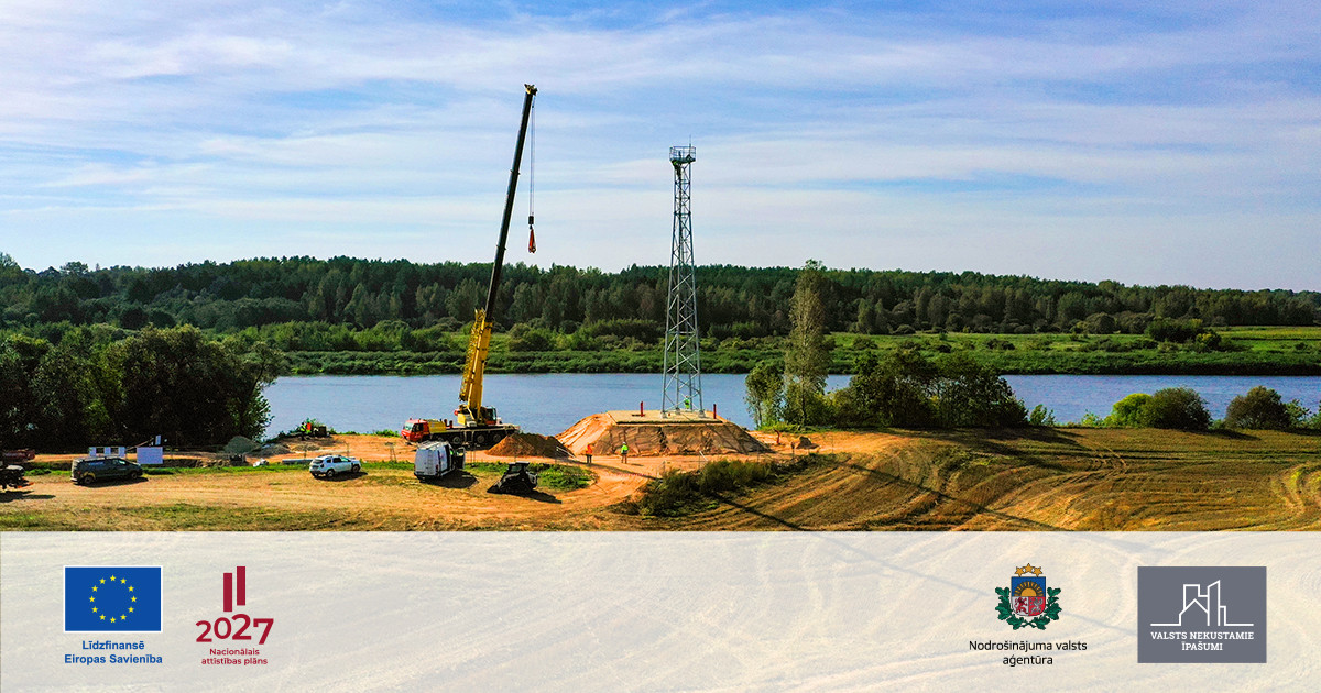 Pie Latvijas – Baltkrievijas robežas uzstādīti 4 torņi robežas novērošanai