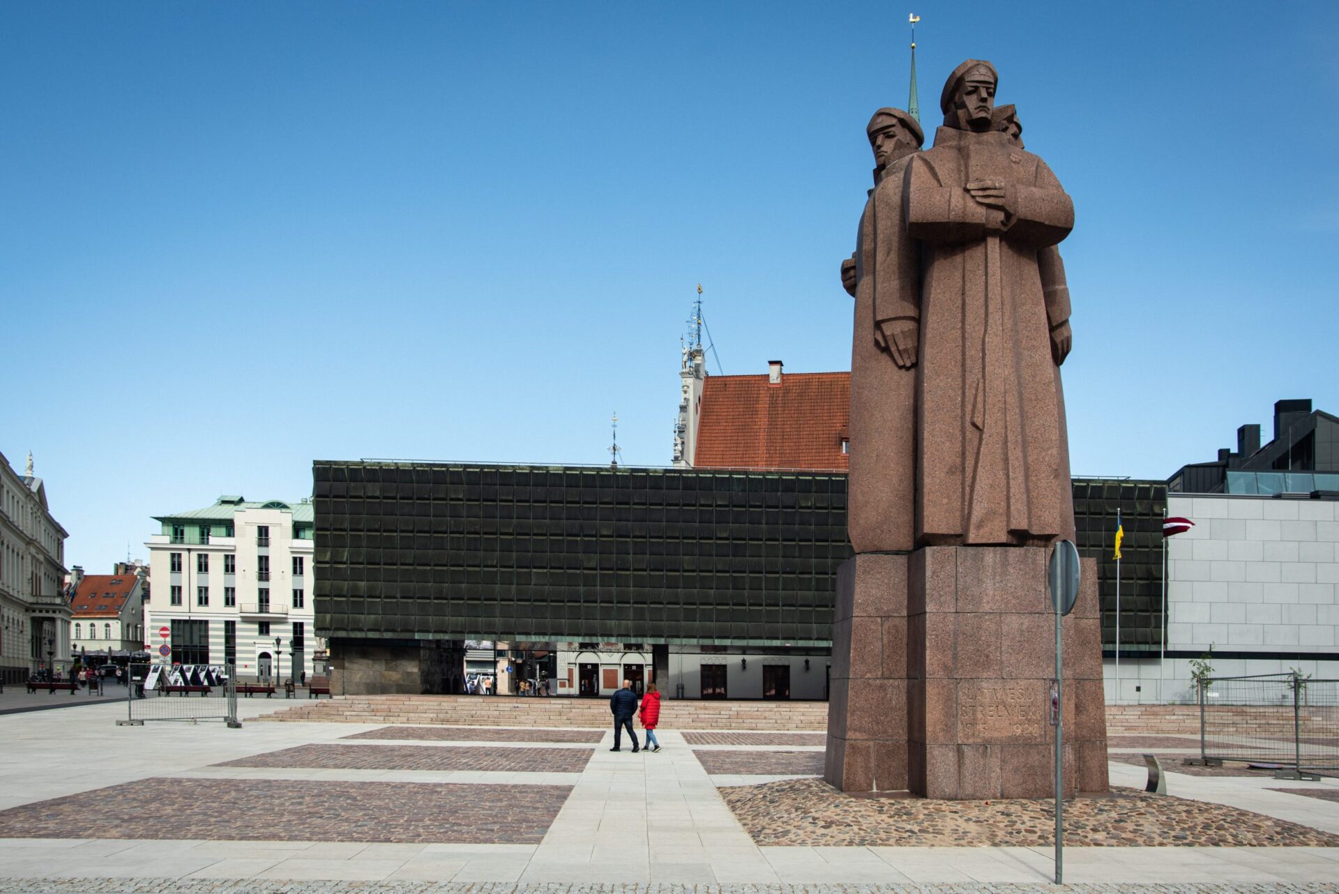 Latviešu strēlnieku laukuma atjaunošanas 1.posms tuvojas noslēgumam
