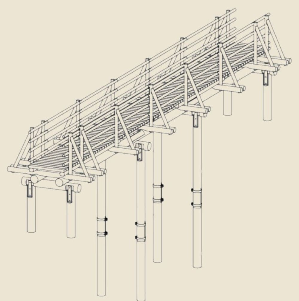 Atjaunos Mežotnes pilskalna vēsturisko ziemeļu ieeju