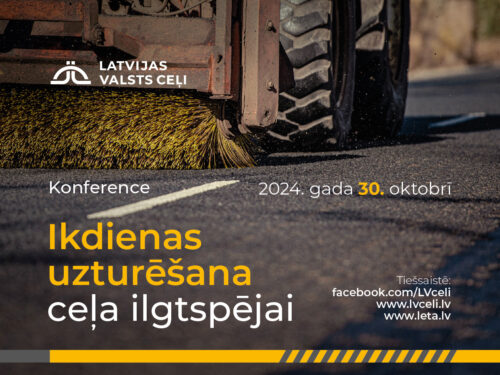 Cēsīs notiks LVC rīkota konference “Ikdienas uzturēšana ceļa ilgtspējai”