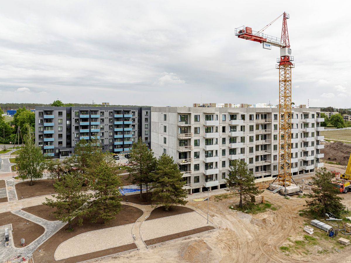 Projekta “Kaivas kvartāls” otrajam namam atzīmēti spāru svētki