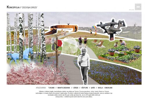 Tukuma Mālkalnā taps Ziedoņa dārzs