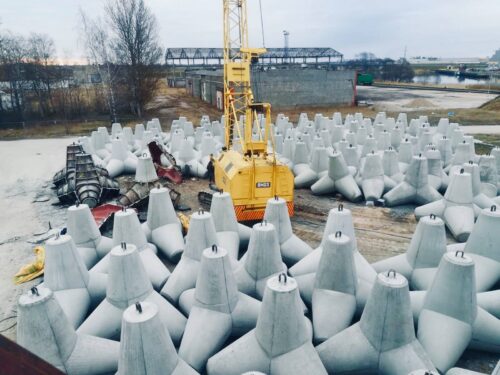 Ventspils ostā plāno pabeigt Ziemeļu mola atjaunošanas darbus