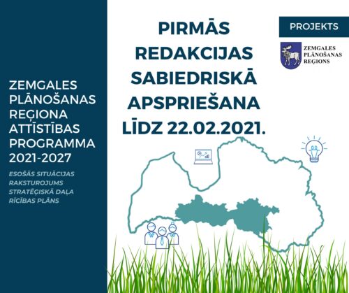 Zemgalē top jauna reģiona attīstības programma