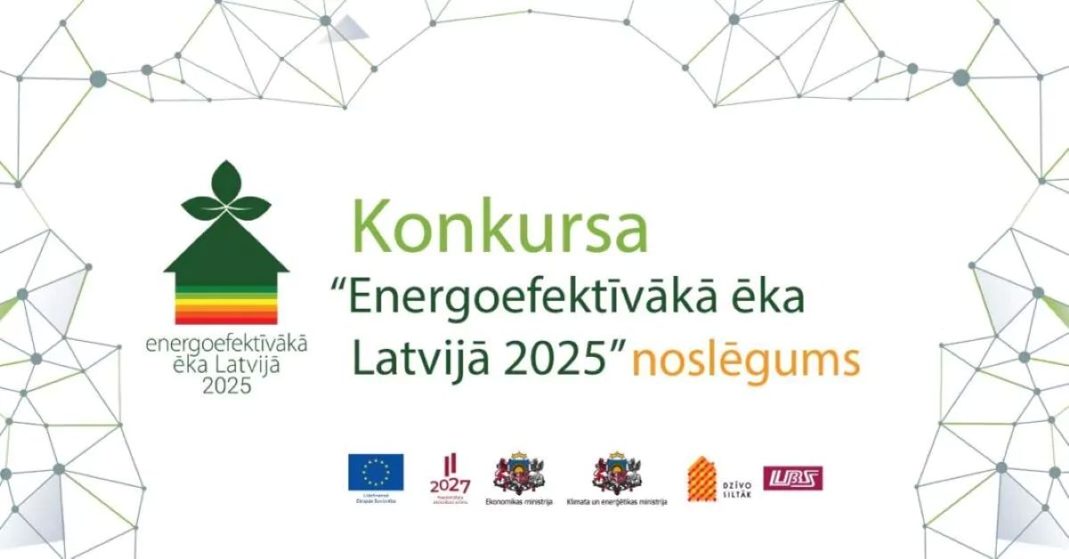 Noskaidroti konkursa “Energoefektīvākā ēka Latvijā 2025” laureāti
