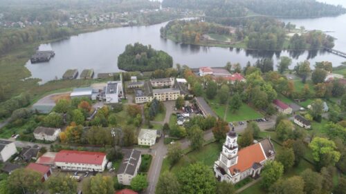 Alūksnē sakārtos bijušo VEF teritoriju pilsētas vēsturiskajā centrā