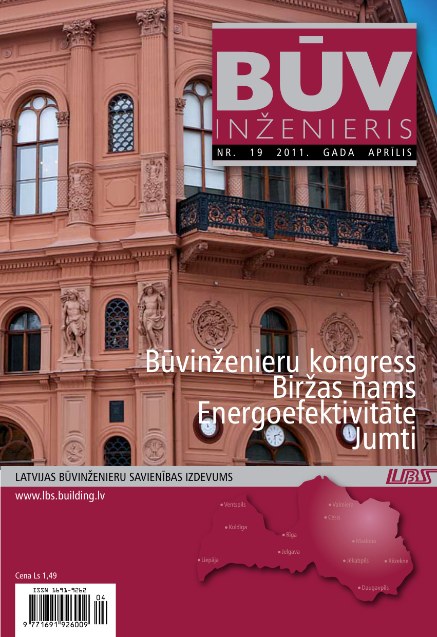 “Būvinženieris” 2011. gada aprīļa numurs (Nr. 19)