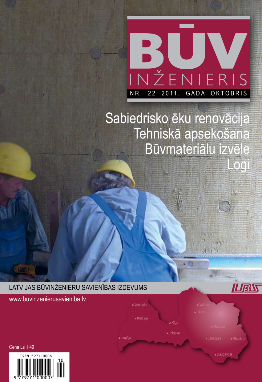 “Būvinženieris” 2011. gada oktobra numurs (Nr. 22)