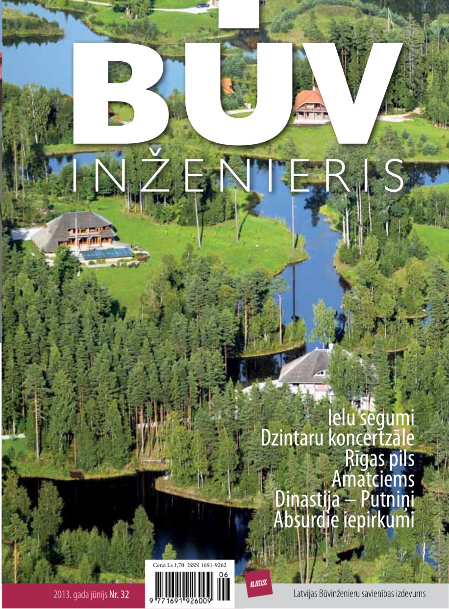 “Būvinženieris” 2013. gada jūnija numurs (Nr. 32)