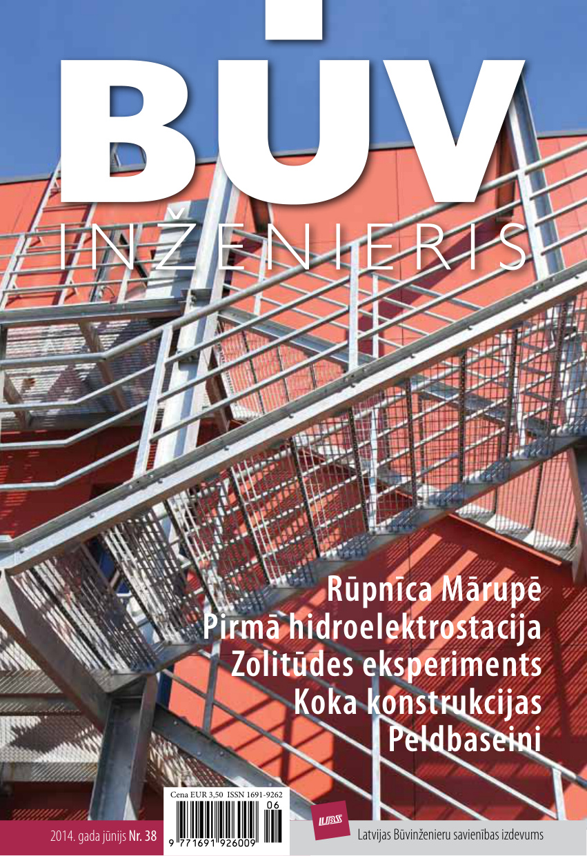 “Būvinženieris” 2014. gada jūnija numurs (Nr. 38)