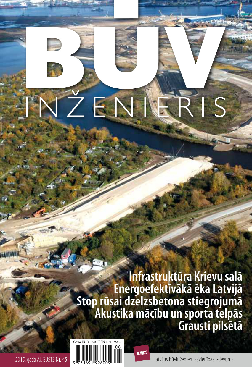 “Būvinženieris” 2015. gada augusta numurs (Nr. 45)