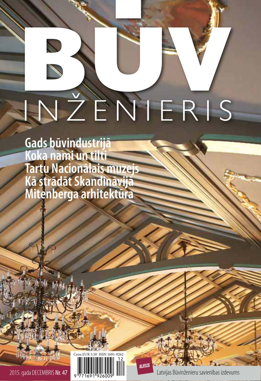“Būvinženieris” 2015. gada decembra numurs (Nr. 47)