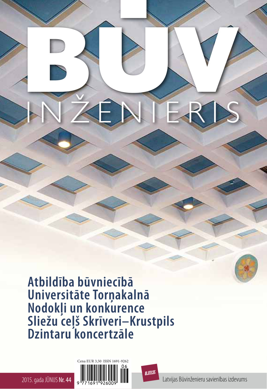 “Būvinženieris” 2015. gada jūnija numurs (Nr. 44)