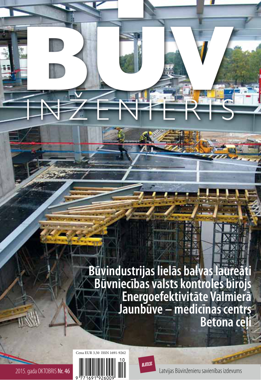“Būvinženieris” 2015. gada oktobra numurs (Nr. 46)
