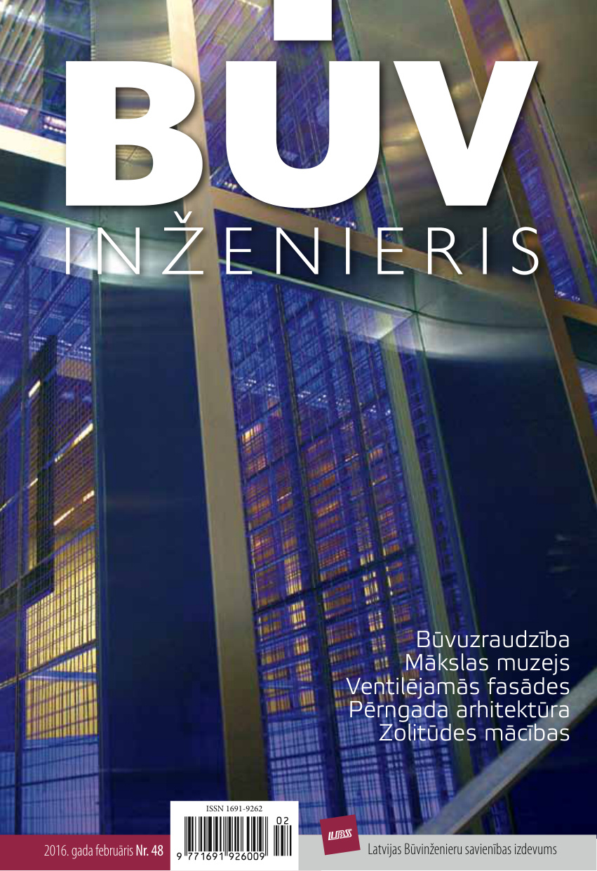 “Būvinženieris” 2016. gada februāra numurs (Nr. 48)