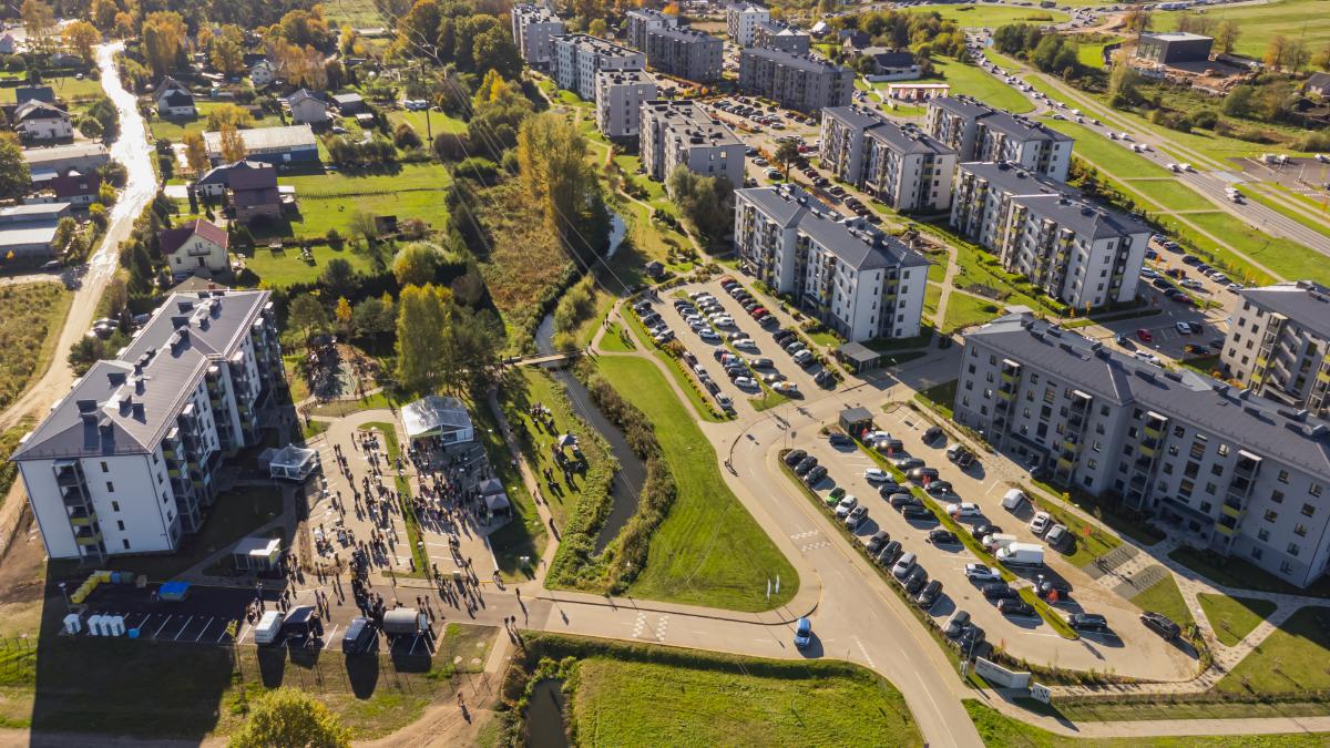 Noslēgusies jauno mājokļu projekta “Dreilinga mājas” būvniecība