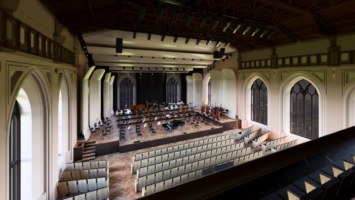 Lielās ģildes lielajai zālei radīti jauni akustiskie risinājumi